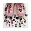 18 шт. Шармы для обуви Crocs, Милые мультяшные, Крутые шармы для обуви для детей, Бумажные слайд-шармы для браслетов, Аксессуары для украшения сандалий