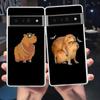 Милый мультяшный капибара для Google Pixel 8 7 6 Pro 6A 5 4 5A 4A 3A XL 5G чехол для телефона противоударный мягкий TPU прозрачный чехол Fundas