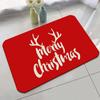 Christmas Floor Mat Festive Atmosphere Feeling Absorbent Non-slip Foot Mat Household Door Floor Mat