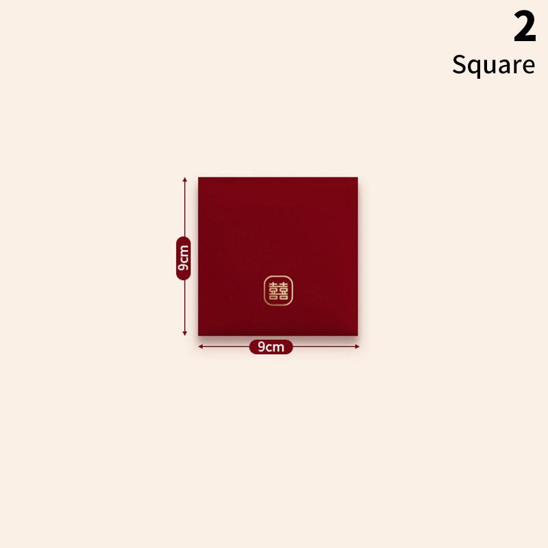 6Pcs/Pack Chinese Red Envelope  Year Spring Festival Children Lucky Money Envelopes Red Packet Gift Envelope Red Bag