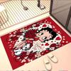 Betty Boop Print Rug, Washable Floor Carpet, For Entryway Dorm Laundry Room Office Study, Home Decor Birthday Christmas Gift