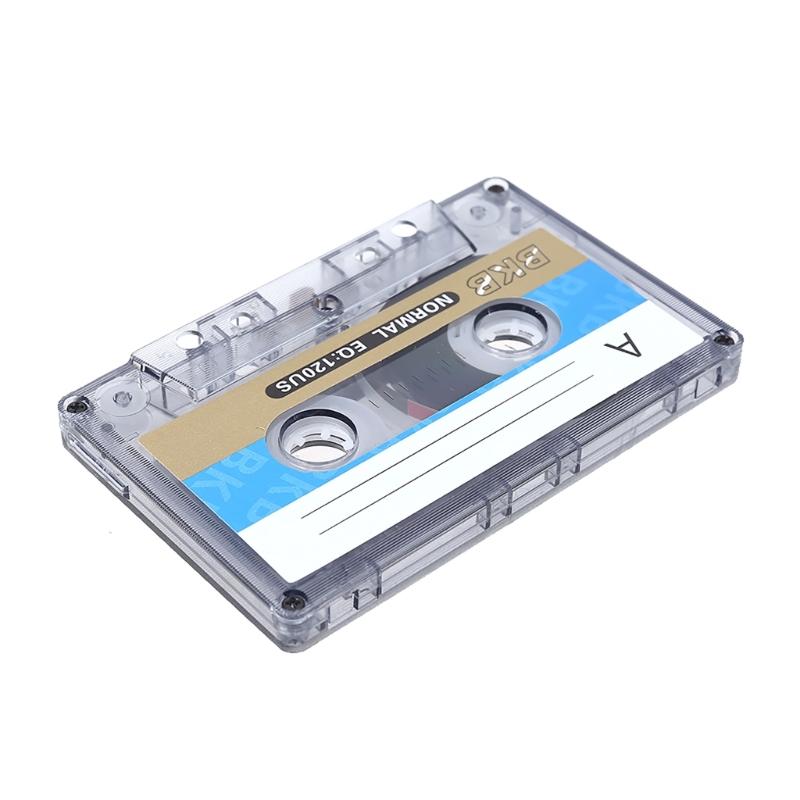 90 Minutes Blank Cassette Tapes Professional Music Recording Media for Voice Recordings, Lectures, and Teaching