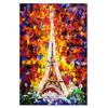 Canvas print, Painted Eiffel Tower
