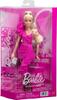 Кукла Mattel Barbie Deluxe Style JJN73, Розовое асимметричное мини-платье, Черные кружевные колготки, Светлые волосы-хвост, Стиль Барбикор, Возраст 4+