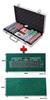XIAXIN Casino Poker Set Roulette Blackjack Reversible Play Mat Характеристики игрового коврика 300 игральных костей алюминий (Шашан) ЗА-410+ЗА-411 (ЕВРО + фишки, карты,