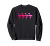 Flamingo Design Silhouette Flamingo Bird Gift Sweatshirt