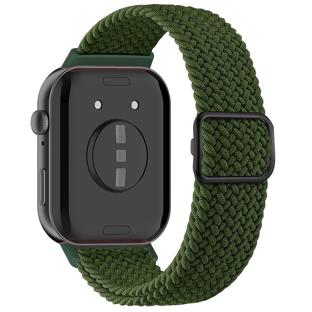 Для Huawei Watch Fit 3 Регулируемый плетеный нейлоновый ремешок для часов Тканый стиль Наручный ремешок