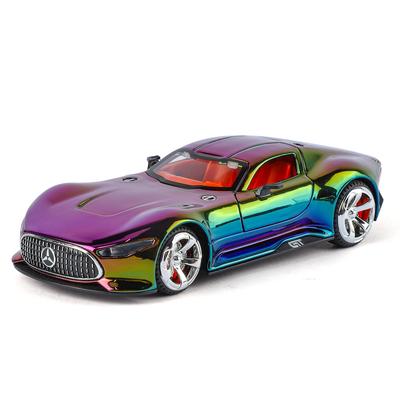 1/32 Benz VISION GT Super Concept Спортивный Автомобиль Сплав Литье под Давлением Модель Автомобиля Высокая Симуляция Коллекционная Детская Игрушечная Машинка Звук и Свет