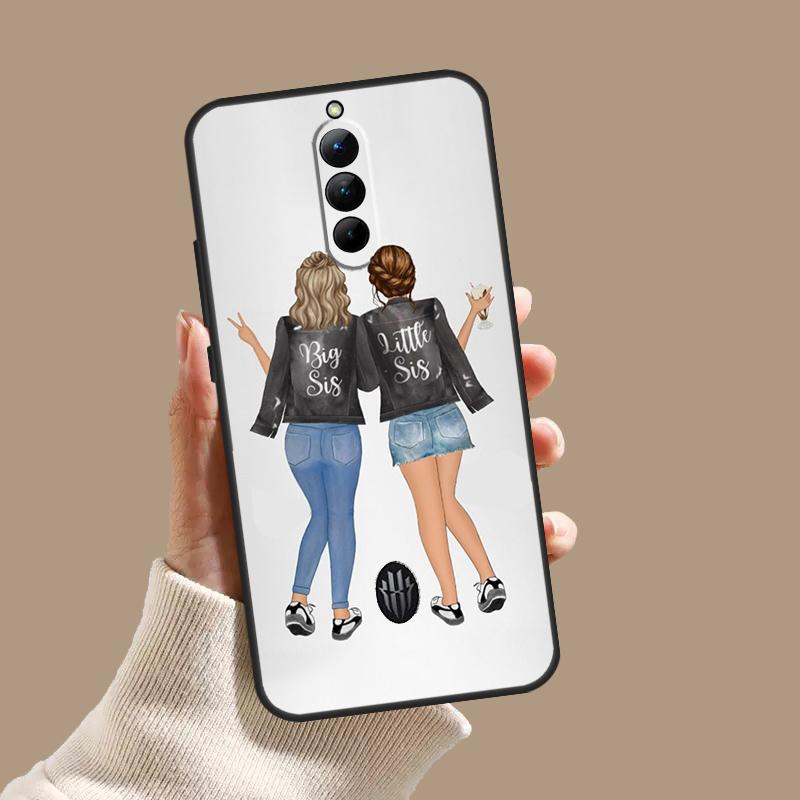 Чехол для девочек Bff Лучшие подруги Навсегда Всегда для ZTE Nubia Red Magic 10S 9S 8S 8 9 10 11 Pro Plus 6 7 6S 7S Pro 5G 6R 10 Air