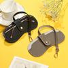 Sunglasses Storage Bag: Summer Hot-Selling, Leather Portable Hanging Bag for Sunshade and Myopia Glasses