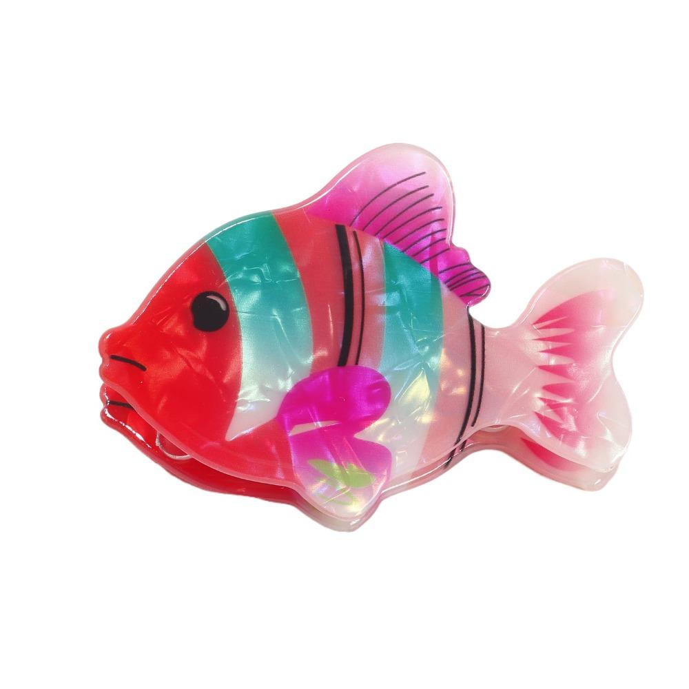 Animal PVC Claw Clip Sea Creature Large Shark Clip Cute Fish Hair Claw  Daily