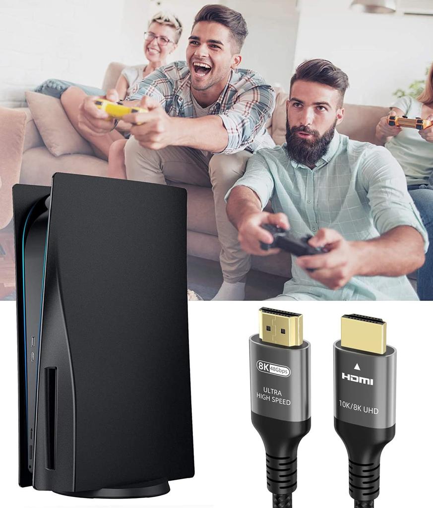 Ubluker 10K 8K 4K HDMI кабель 48 Гбит/с сверхскоростной кабель 4K 240 Гц 144 Гц 120 Гц 8K 60 Гц ARC eARC совместимый Netflix RTX4090 ПК ТВ Саундбар PS5 4 Xbox