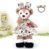 Cushu cush Даффи Шелли Мэй Костюм Мягкая игрушка продается отдельно Сделано в Японии Одежда Милая Алиса в Стране Чудес Цельный Голова Лента Юбка-Петтискирт Обувь 4