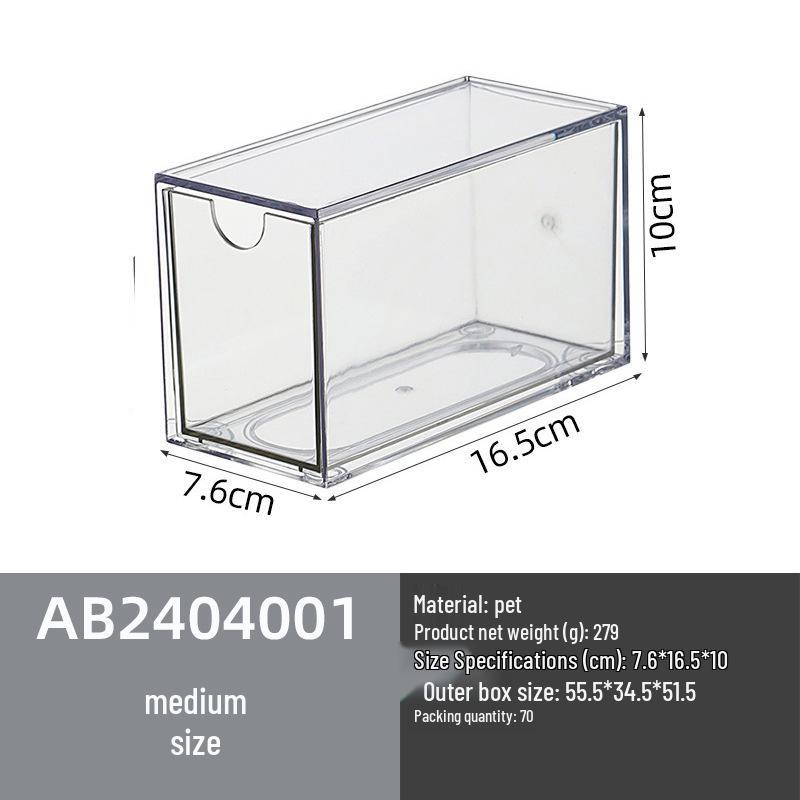 Акриловый бокс для хранения солнцезащитных очков для трансграничной торговли: Многослойный настольный выставочный шкаф с выдвижными ящиками, пылезащитная полка