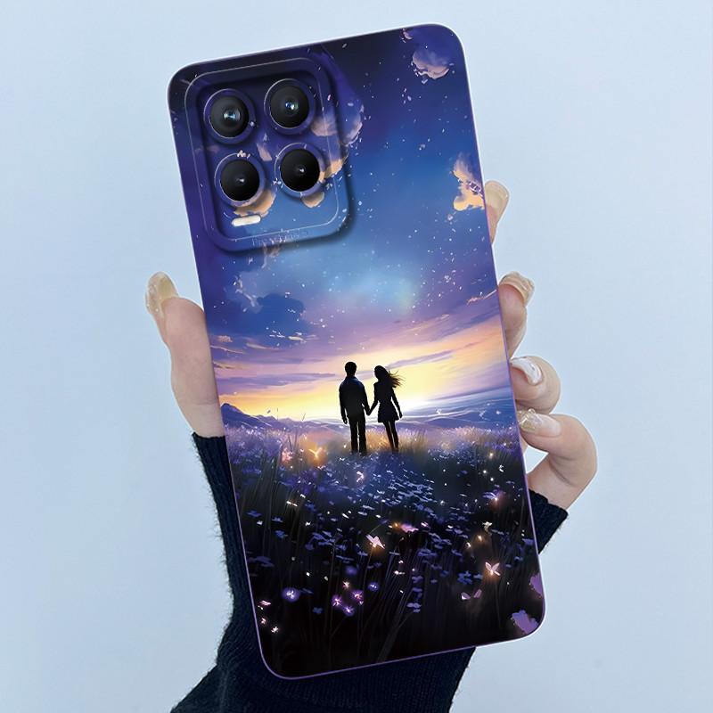 For Realme 8 Pro / Realme 8 4G 5G Phone Case Simplicity Flower Liquid Silicone Cover Realme8 8Pro RMX3085 RMX3081 RMX3241 Fundas