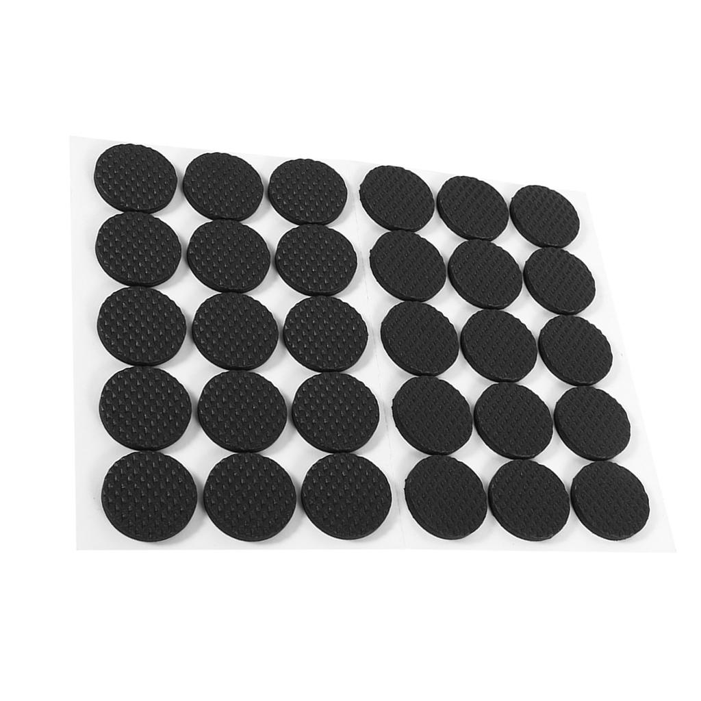 30Pcs Black NOn Slip Self Adhesive Floor Protectors Furniture Sofa Table Chair Rubber Feet Pad