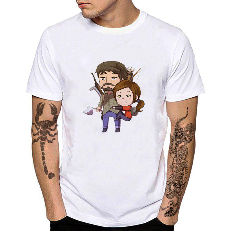 Футболка Last Of Us Part Ii Ellie S Tattoo Lou с принтом жирафа в стиле игры