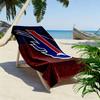 Bills Print Beach Towel, Large Soft Quick Dry Towel for Beach Camping Swimming