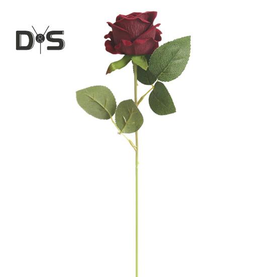 Свежий искусственный цветок, долговечная красивая цветочная композиция, имитация розы