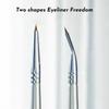 Скошенная кисть для подводки глаз Precision Angled Eyeliner Brush — ультратонкая изогнутая головка для гелевой/жидкой подводки и консилера. Синтетическая щетина, салонного качества. Идеально подходит для новичков и профессионалов.
