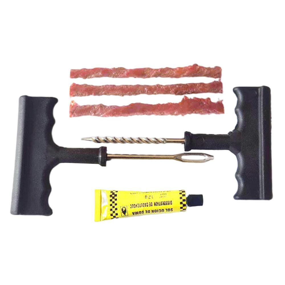 Tire Plug Repair Kit Professional Flat Tire Repair Kit Strong Adhesion Tire Repair Kit Tool Tire Patch Kit For Car Tire Plug