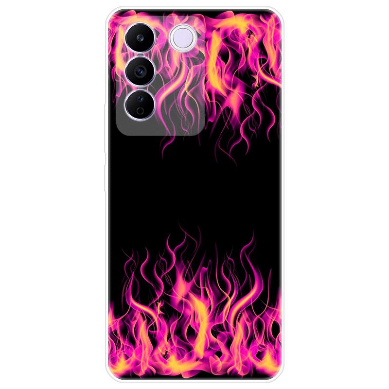 For Vivo V27e V 27e Case Soft Silicone Back Cover Cartoon Phone Case Diversification