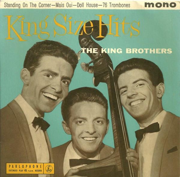 7-дюймовая пластинка KING BROTHERS - King Size Hits GEP8838 Parlophone 1961 UK Поп Б/У