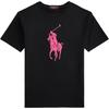 Футболка Polo с графикой Big Pony, круглым вырезом, детские топы 323943471-001