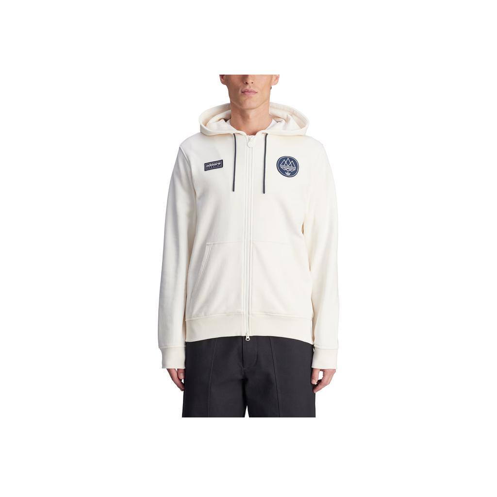 adidas Оригиналы Ss25 Billinge Spzl Логотип Буква С капюшоном Спортивная с длинным рукавом Толстовка Мужская толстовка Розовый Белый JN5433