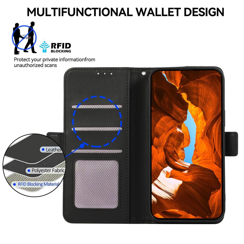 ABEEL For Xiaomi 15 Ultra Case Leather Phone Cover with RFID Blocking Wallet