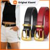 Ceinture À Boucle À Ardillon Vintage De Luxe Pour Femmes, Ceinture En Cuir PU Au Design Simple Et Polyvalent, Adaptée À Un Usage Quotidien,