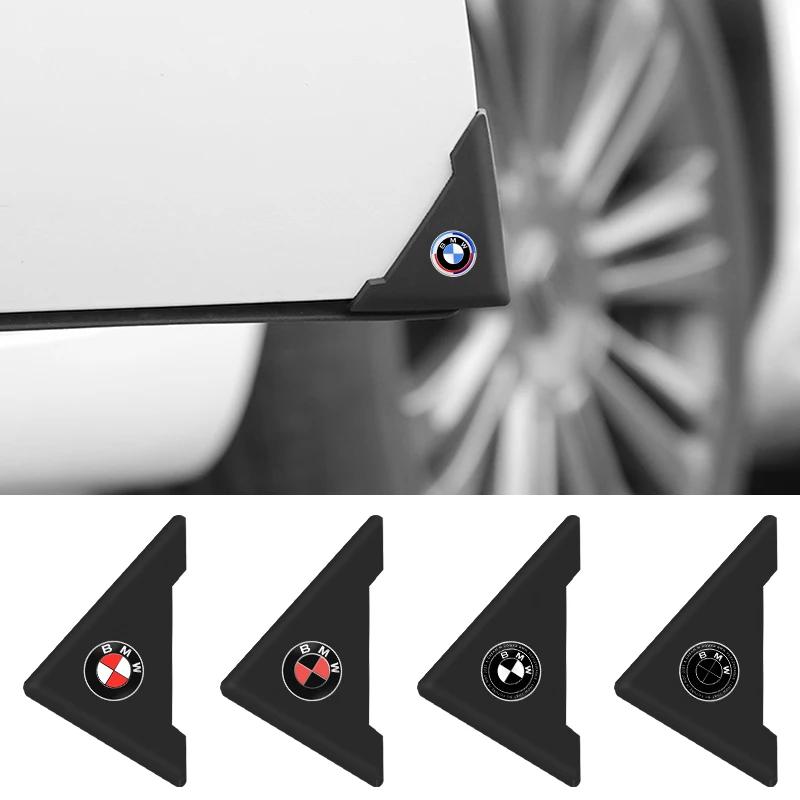 2Pcs Car Door Corner Covers Anti-collision Sticker Auto Protection Decal for BMW 50th 1 3 5 7 Series E36 E46 E60 X5 X6 F16 F30