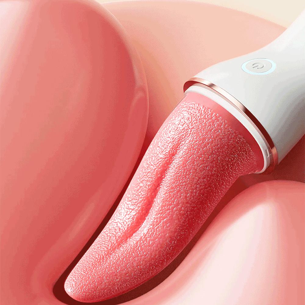 12 Modes Oral Licking Tongue Vibrators for Women G-spot Clitoris Stimulation Powerful Vibrator Female Sex Toys for Adults 18+