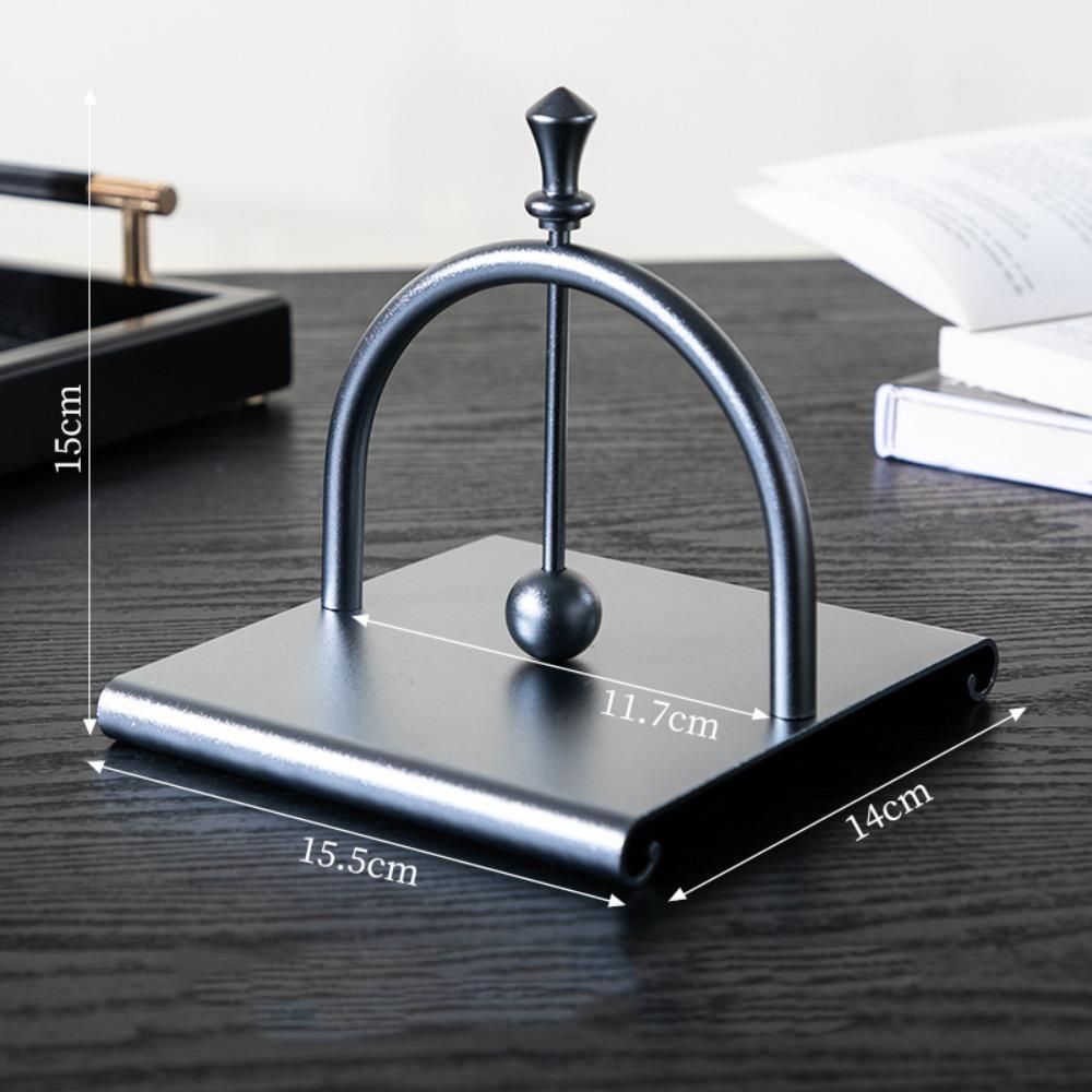 Retro Square Tissue Holder Creative Tabletop Tissue Rack Cafe Dinning Table