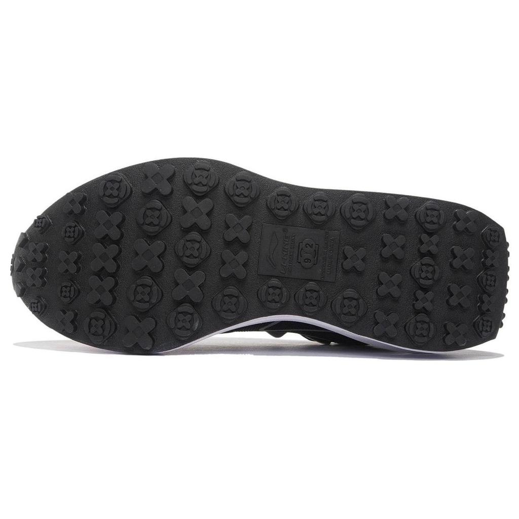 Li Ning Fangyuan V2 амортизирующие нескользящие износостойкие низкие спортивные повседневные туфли мужские кроссовки черные белые AGCS025-2