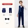 Children's Autumn/Winter Suits: British Gentleman, Flower Girl, Wedding, Boy's Piano, and Host Performance Styles