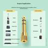 1/2Set 6.5Mm To 3.5Mm And 3.5Mm To 6.5Mm Audio Adapter Set 1/4-Inch To 1/8-Inch And 1/8-Inch To 1/4-Inch Suitable For Headphone