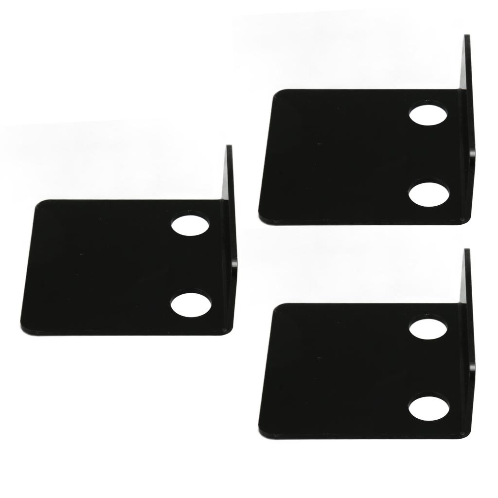 3 PCS Small Security Cameras Wall Shelf with 6 Cable Clips 10PCS Tapes Acrylic Waterproof Drill Free Adhesive Floating