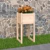 822122 vidaXL Planter 40x40x81 Cm Solid Pine Wood