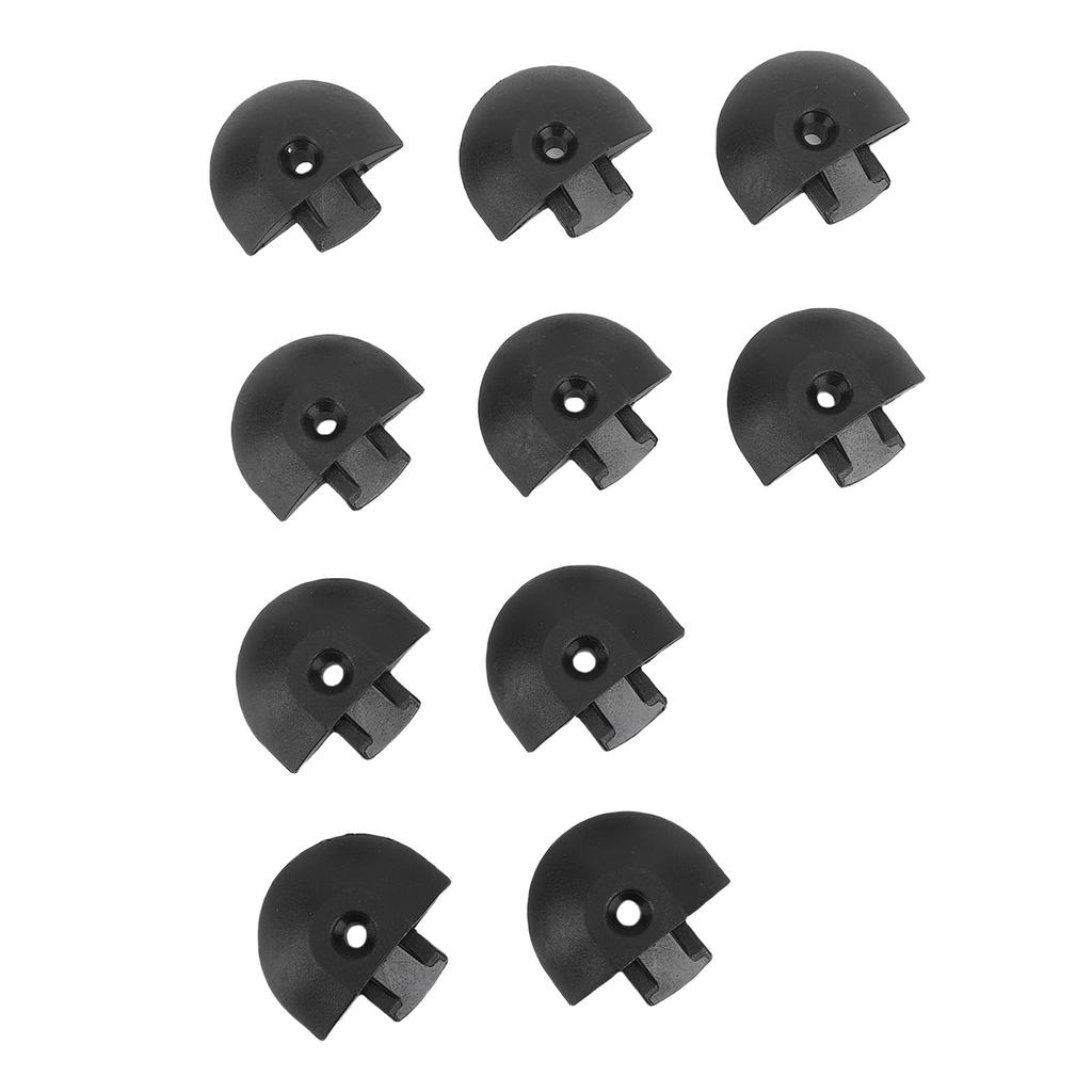 10PCS Angled End Cap for L Track Semi Circular Shape End Fittings Eliminates Pointed Edges On L Rail for Truck Bed