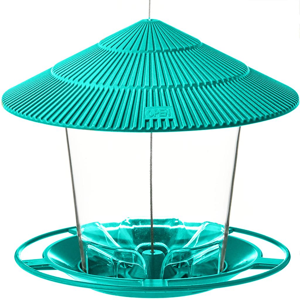 Bird Feeder Automatic Foot Feeding Tool Outdoor Bird Feeder Hanging Nut Feeding Multiple Hole Dispenser Holder Food Container