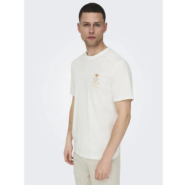 Only & Sons Футболка с коротким рукавом Manuel Life