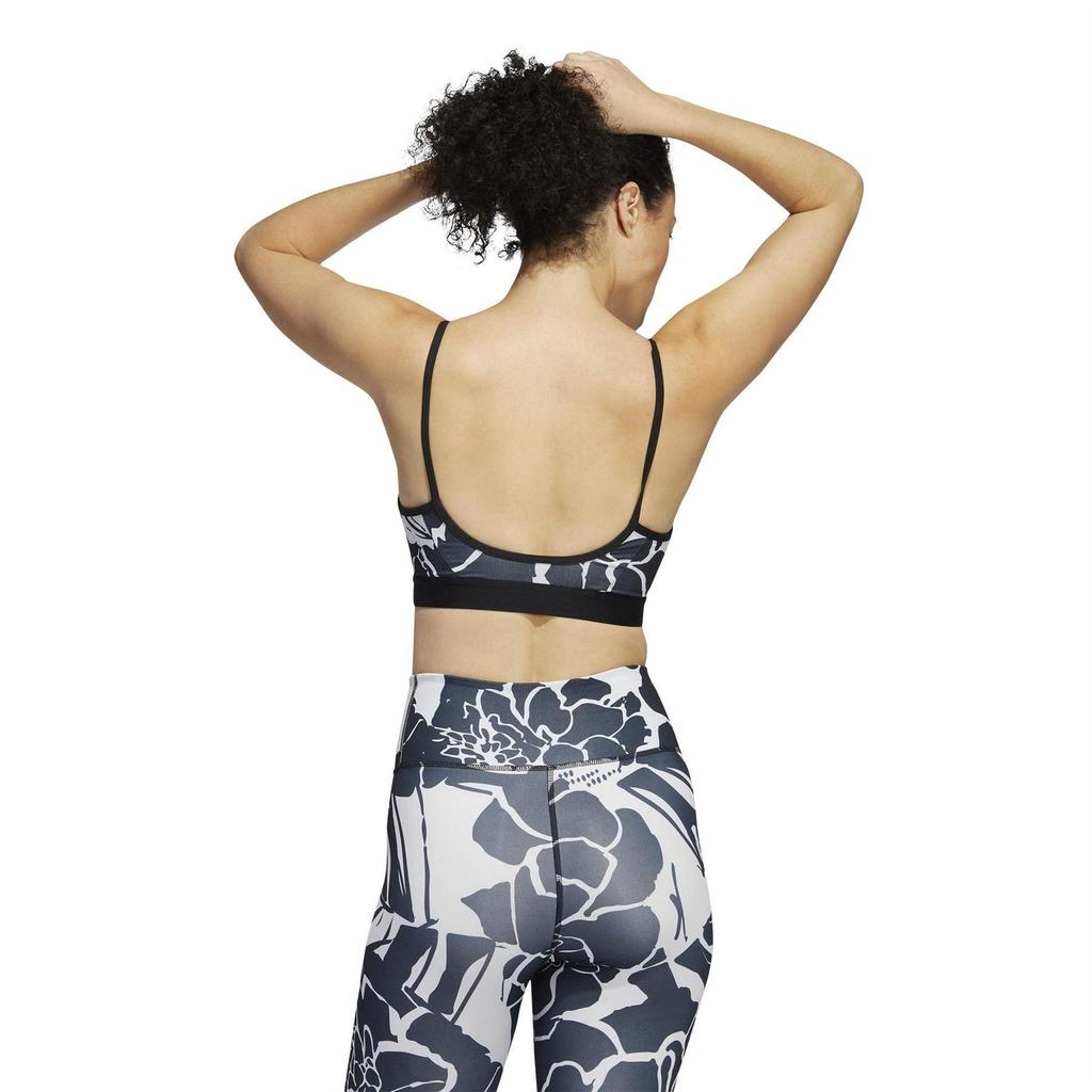 Adidas Womens/Ladies Floral Low Impact Sports Bra