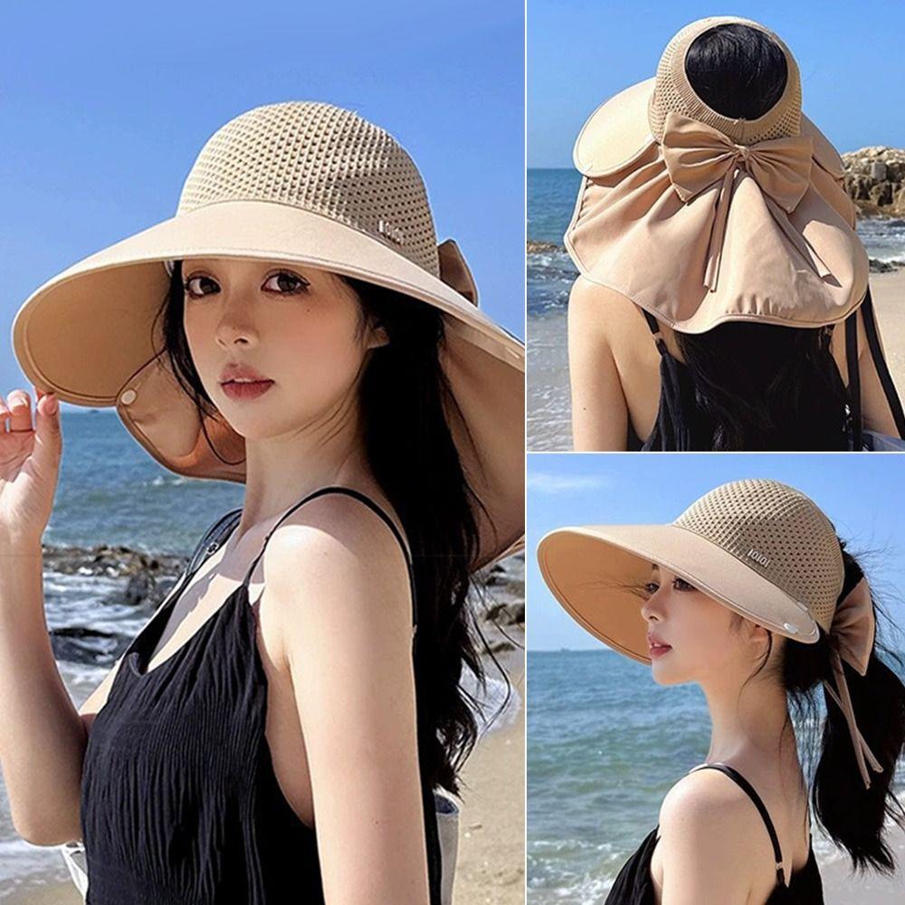 Breathable Beach Cap Wide Brim Fishing Hats Summer Sun Hat for Women  for Outdoor Activities