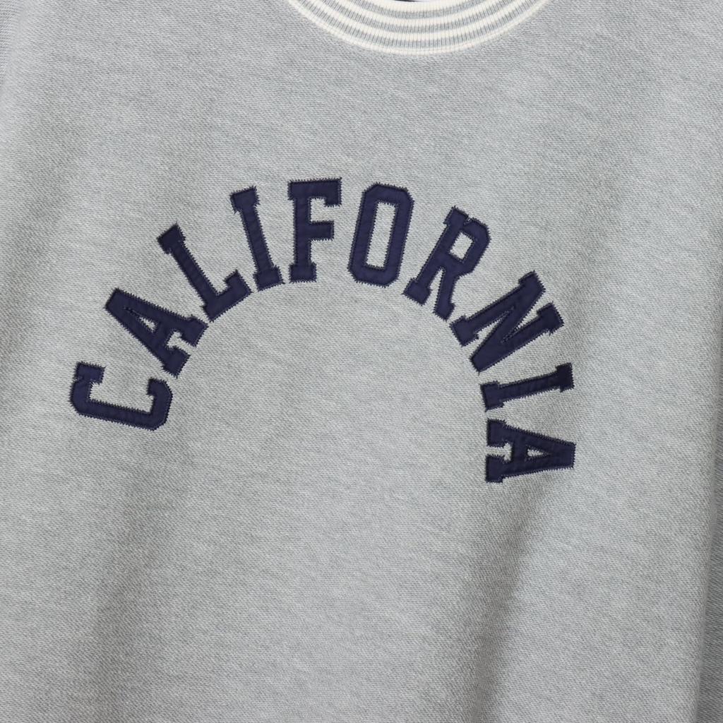 Champion Long Sleeve RelaxFit Satin Crew Oxford Men's Sweatshirt, 100% Cotton, Fleece-Lined, Appliqué Neck, Gray, C3-A002