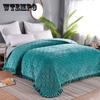 Crystal Velvet Bed Cover Double-sided Bed Sheet Quilted Thick Non-slip Flannel Blanket Single and Double Sleeping Pad Cover Blanket