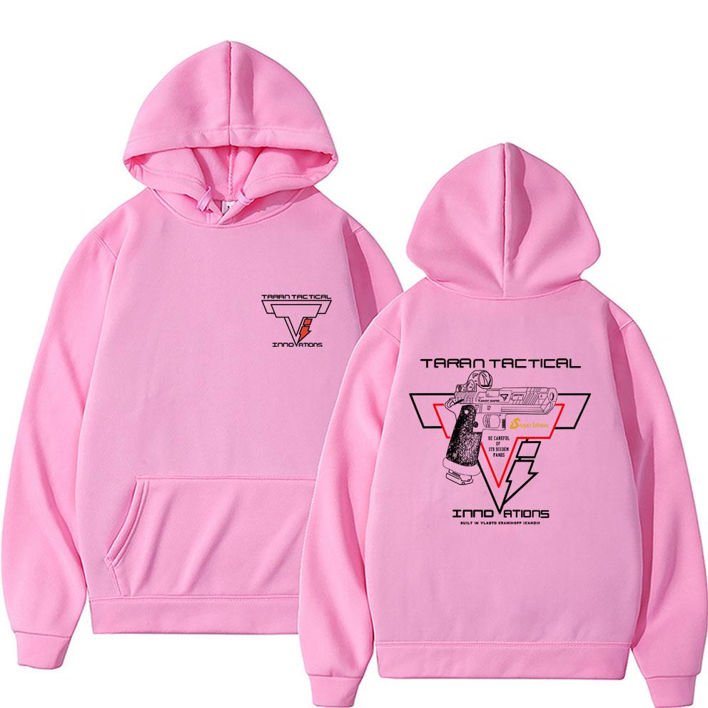 Худи с принтом пистолета Taran Tactical, суперэластичное, унисекс, повседневное, оверсайз, с капюшоном, мужское, женское, модное, винтажное, толстовка