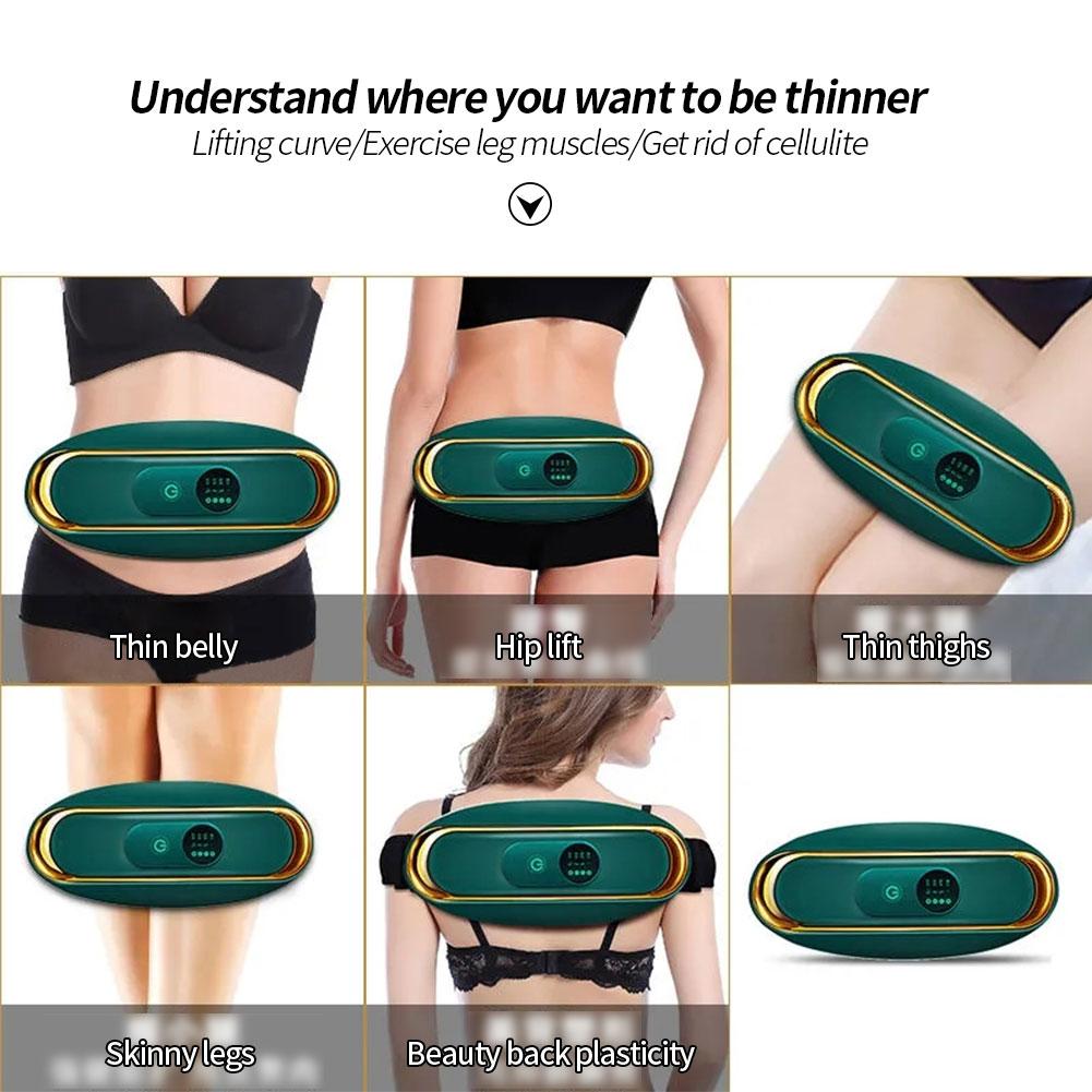 Новый электрический тренажер для похудения, тренажеры для фитнеса, дымоход, тонкий живот, артефакт для похудения, бытовой женский пояс для похудения