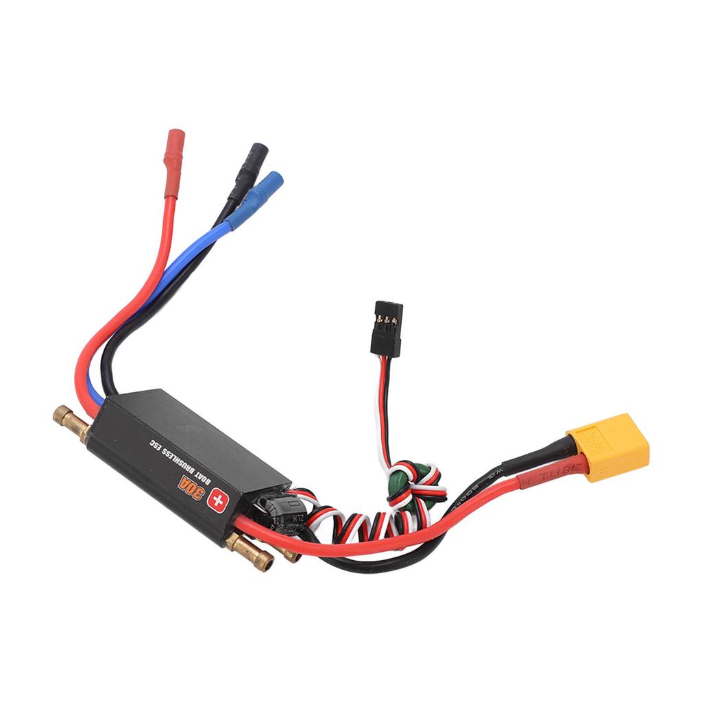 30A RC Boat Waterproof Brushless ESC 2?4S Electric Speed Controller for 450mm Boat Model