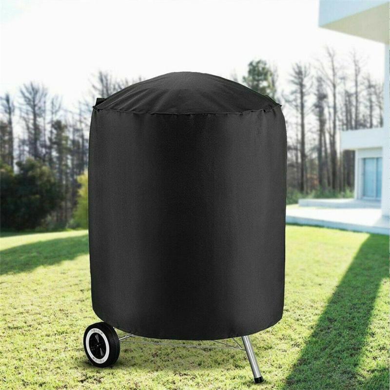 Чехол для газового гриля BBQ, круглый, для гриля Patio Fire Pitch, водонепроницаемый, защита от непогоды